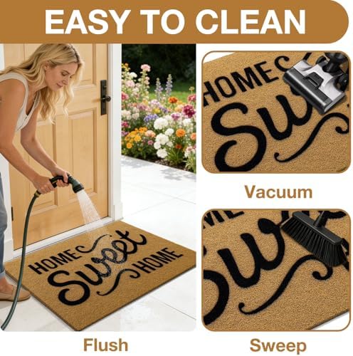 OLANLY Front Door Mat 47x23, Low Profile Doormat - Image 6