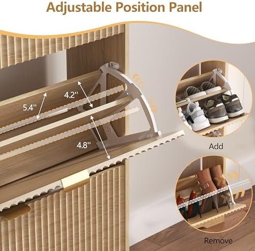 HUANLEGO Shoe Cabinet Storage for Entryway - Image 6