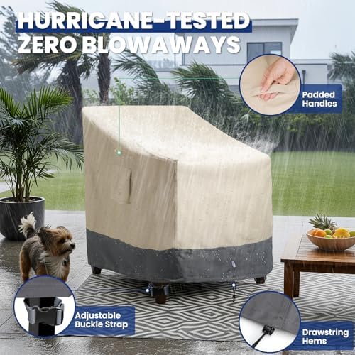 Extra Heavy Duty Outdoor Chair Covers Waterproof - Image 6