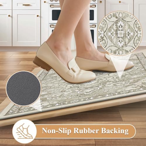 Ileading Anti Fatigue Kitchen Rugs Sets of 2 Cushioned Kitchen Mats - Image 4