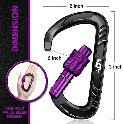 Rhino Produxs 12kN Heavy Duty Carabiner Clips - Image 2
