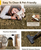 RELEANY Washable Area Rug, Runner 2'6"x8' - Image 4