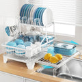 GSlife Large Expandable 2 Tier Dish Drying Rack by GSlife