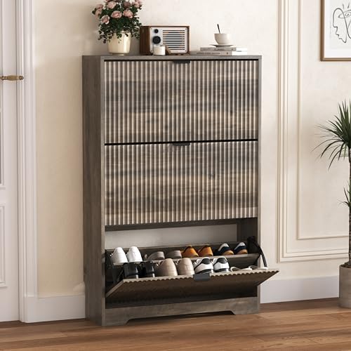 HUANLEGO Shoe Cabinet Storage for Entryway by HUANLEGO