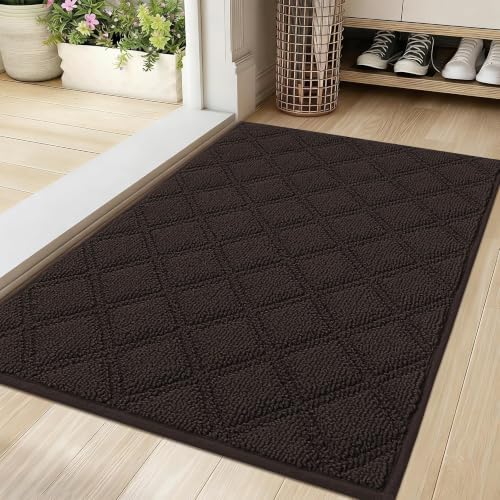BEQHAUSE Dirt Trapper Door Mat 24" x 36" Non-Slip Washable by BEQHAUSE