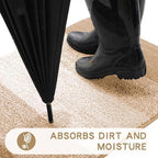 Kitinjoy Indoor Outdoor Door Mat, 59x24 Non-Slip Dirt Trapper Doormats - Image 2