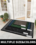 Yimobra Leaf Pattern Door Mat, 36 x 24 in - Image 2
