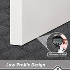 BEQHAUSE Dirt Trapper Door Mat 24" x 36" Non-Slip Washable, Dark Grey - Image 5