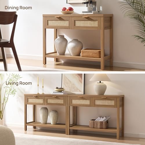 SICOTAS Rattan Console Table - Image 5