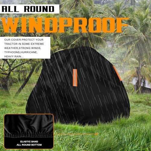 75" Riding Lawn Mower Cover 54Inch Decks, Oxford Cloth, Buckle Strap - Image 6