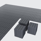 44 Pack Interlocking Deck Tiles, Easy Snap All-Weather Outdoor Deck Tiles by Unknown