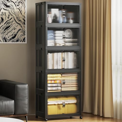 SAILUN 175Qt Stackable Storage Bins, Storage Cabinet by SAILUN