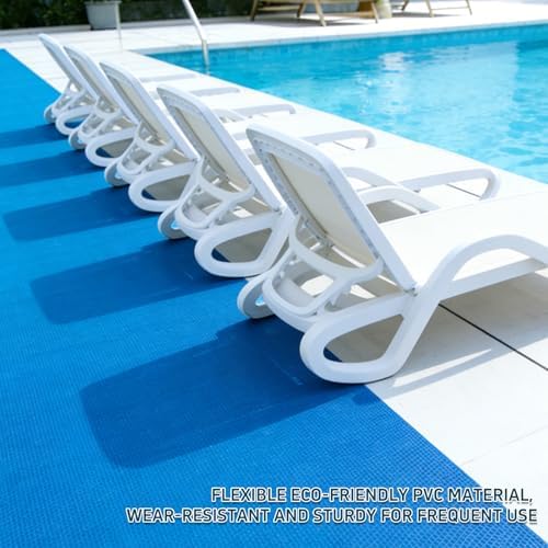 13Ft x 3Ft Ground Pool Drainage Mat 0.2 inch Thick Non Slip Swimming Pool - Image 4