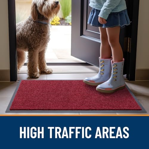OLANLY 2-Pack Front Door Mats 59x34, Waterproof Heavy-Duty Doormats - Image 7