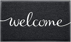 Door Mat Welcome Mat Floor Mat for Entryway, High Traffic Areas by Knockety