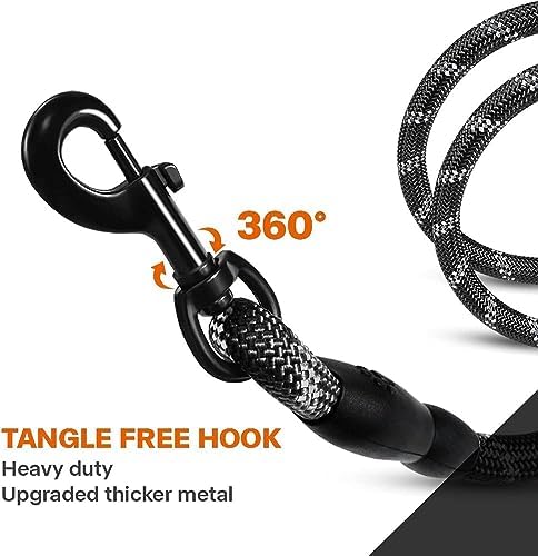 Taglory Rope Dog Leash for Medium Large Dogs, 6 FT Padded Handle - Image 6