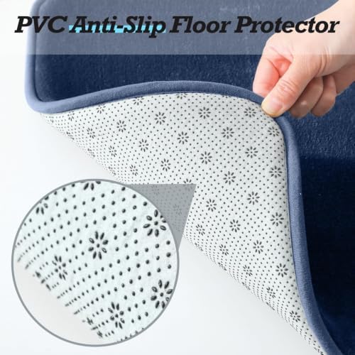 HUXMEYSON Bathroom Rugs Sets 3 Piece, Non-Slip & Quick Dry Bath Mat Set - Image 5