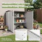 Patiowell 26 Cu.ft Plastic Outdoor Storage Cabinet, Lockable Waterproof - Image 6