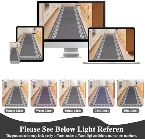 Ileading Runner Rug for Hallways 2.6x10ft Heavy-Duty Durable Entryway Floor Mat - Image 6