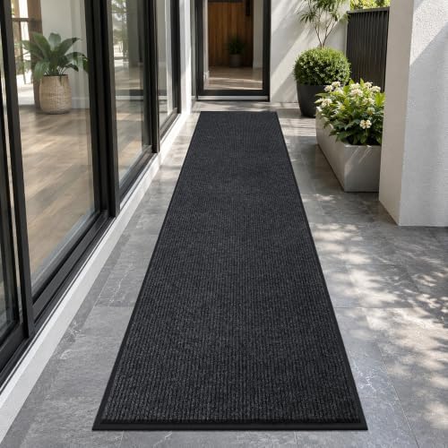 LeapYouth Indoor Outdoor Door Mat Runner, Absorbent Dirt Trapper by LeapYouth