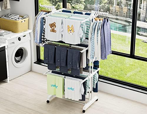 HOMIDEC Clothes Drying Rack, 4-Tier Foldable Drying Rack Clothing - Image 3