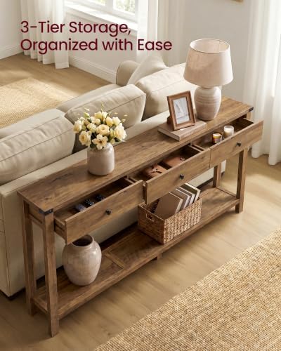 VASAGLE 63 Inche Narrow Console Table - Image 4