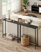 VASAGLE 31.5" Console Table, Narrow Behind Couch Table, 1 Tier - Image 6
