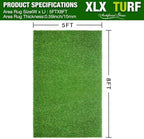 XLX TURF 5FT x 8FT Artificial Grass Rug - Image 2
