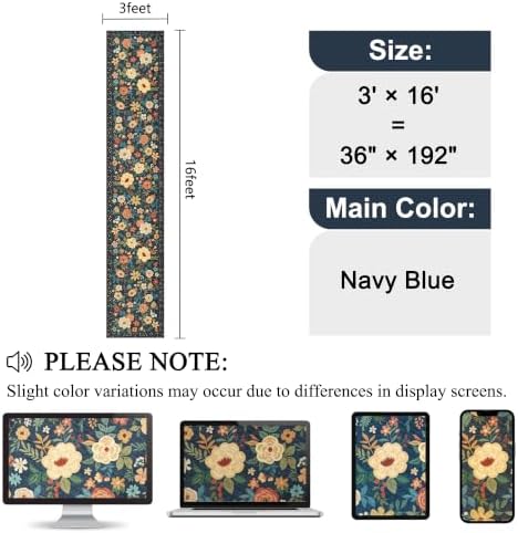 DUKINO 3x16 Runner Rug for Hallway, Non Slip Long Washable Rug - Image 2