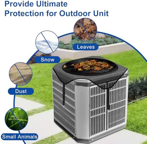 Central Air Conditioner Covers for Outside Units 28'' x 28'', AC Mesh Covers - Image 3