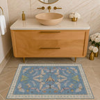 Dusty Blue Bathroom Rug 2x4 - Image 3