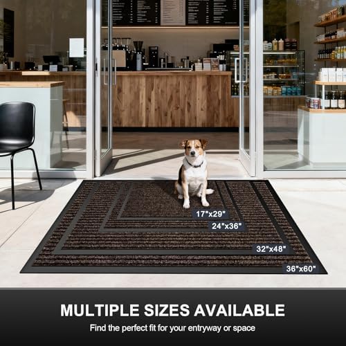 72"x24" Commercial Floor Mat, Non-Slip Waterproof Front Door Mat - Image 4