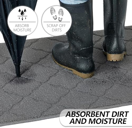 Timo Indoor Door Mat 32" x 48", Dirt Trapper Door Mats - Image 3
