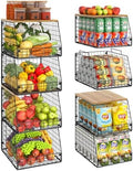 Jakyitvi 4 Pack Stackable Wire Baskets by Jakyitvi