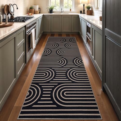 Tangsoo Easy Jute 2.6x8 Rug for Hallway, Washable Non-Slip Indoor Runner Rug - Image 2