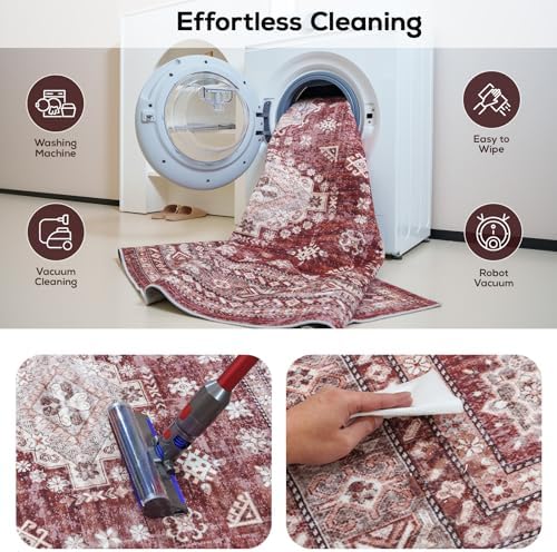 8x10 Living Room Rug Washable Large Carpet - Image 6
