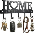 Entryway Wall Key Holder with 5 Hooks, Metal Key Rack Wall Mount by WIPHANYSELECTED