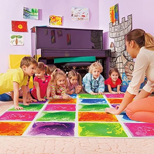 edusense Liquid Sensory Floor Tiles Non-Slip Autism Home&Classroom Play 3+ - Image 5