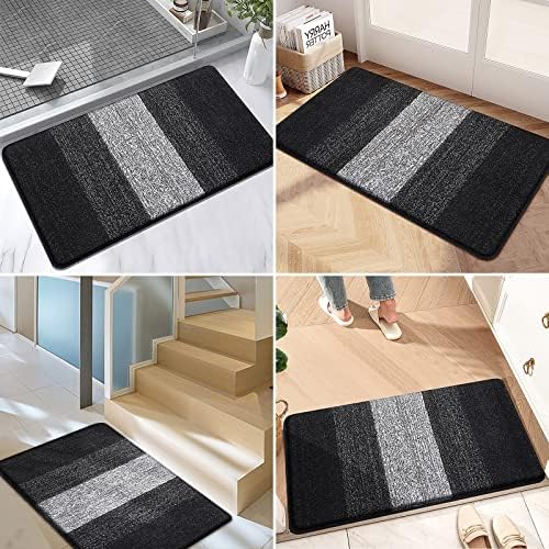 Kitinjoy Indoor Outdoor Door Mat, 34x21 Non-Slip Dirt Trapper Doormats - Image 6