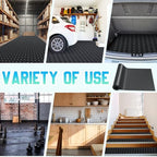 Breling 16 in X 20 ft Rubber Diamond Plate Garage Floor Mat - Image 6