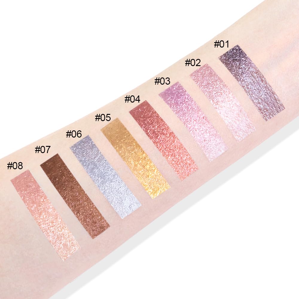 Cream Glitter Dark Purple Shimmer Metallic Eyeshadow Palette Makeup, Natural Single Mini Instant Holographic Eyeshadow For Women, Sombras Crema Para Ojos, Talc, Paraben & Cruelty Free