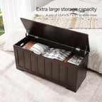 VANKILEY 43.3" Storage Chest Extra Large, Storage Bench.. - Image 4