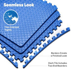 32 Pack 128 sqft Home Gym Mat, Puzzle Exercise Mat, EVA Interlocking Foam Floor - Image 5