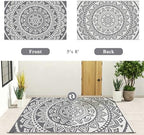 Bsmathom Waterproof Outdoor Rug 5'x8' Grey - Image 4