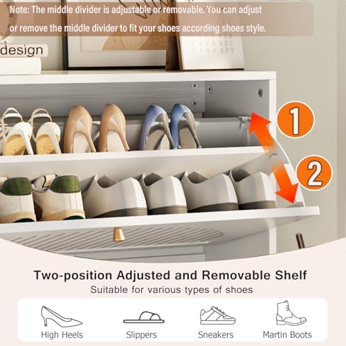 Fsbecl Shoe Storage Cabinet for Entryway - Image 5