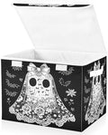 Bolaz Storage Bins with Lids and Handles, Cartoon Ghost Storage Box Basket with by Unknown