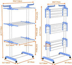 HOMIDEC Clothes Drying Rack, 4-Tier Foldable Drying Rack Clothing - Image 6