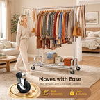 HOKEEPER Clothes Rack Heavy Duty Clothing Rack Load 450LB Height Adjustable - Image 2