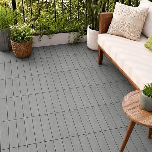 Acacia Deck Tiles Interlocking Outdoor Flooring by 3rdStreetInn