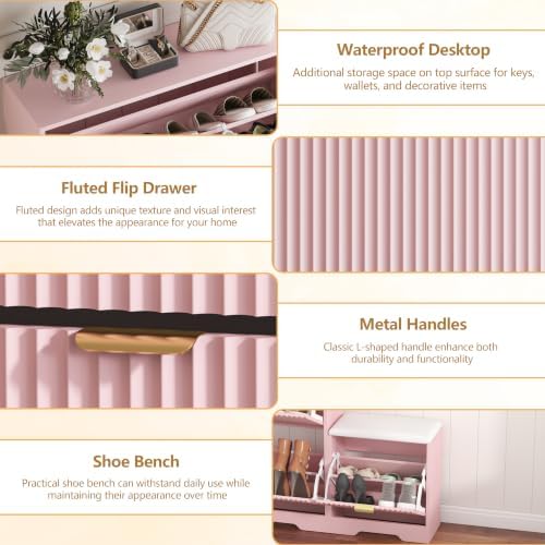 HUANLEGO Shoe Cabinet Storage for Entryway - Image 5